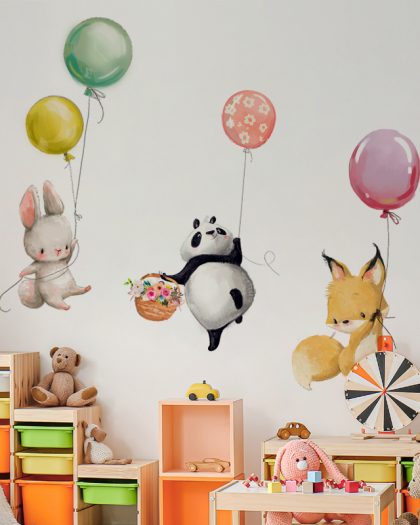 Lovely Animal Wall Sticker Nursery Home Decoration